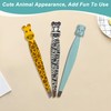 3pcs Animal Shaped Slanted Tweezers Set for Eyebrow and Facial