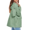 JMinger Packable Rain Jacket Women Hooded Raincoat Waterproof Lightweight Active