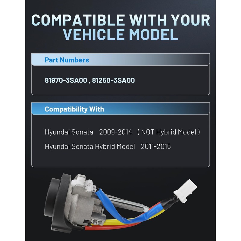 Radvik Ignition Switch Cylinder with Left Driver Side Door Lock,