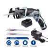 Workpro 12V Cordless Reciprocating Saw 2.0Ah Li-Ion Battery Fast Charger