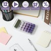 Mr. Pen- Mechanical Switch Calculator, 10 Digits, Purple Calculator, Transparent