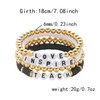RINHOO FRIENDSHIP Teacher Bracelet Jewelry For Women Love Teach Inspire
