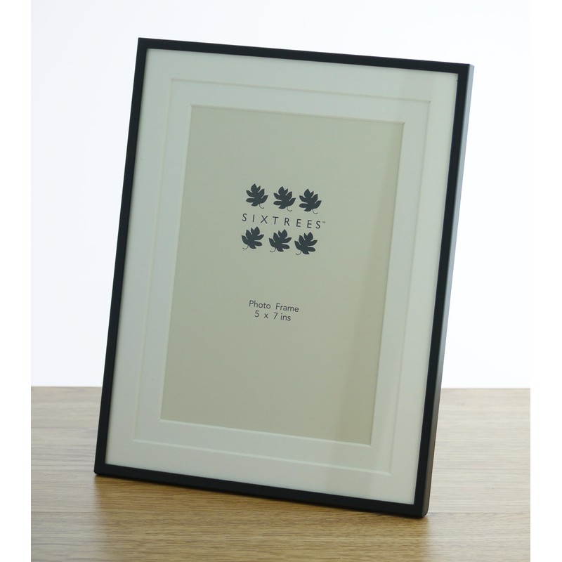 Sixtrees Park Lane 285357(MIF) Satin Black Metal 5 x 7