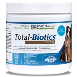 NWC Naturals Total Biotics & Probiotics for Dogs and Cats, 365 Cups Treats, 8 ounces