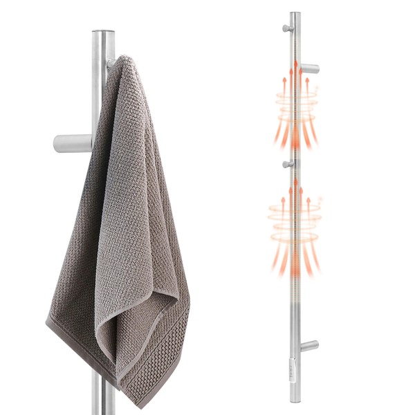 KEG Towel Warmer Wall Mounted 43-Inch Single Towel Bar with