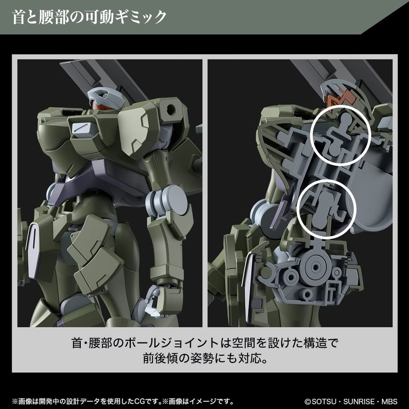 HG Mobile Suit Gundam Mercury Witch Zawort Heavy 1/144 Scale