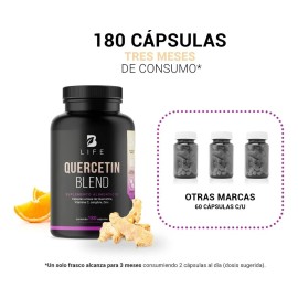 Quercetina D 180 Cáps Con Vitamina C Quercetin Blend B Life