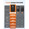 RELEXNOW Portable Steam Sauna for Home, Portable Sauna Box Full