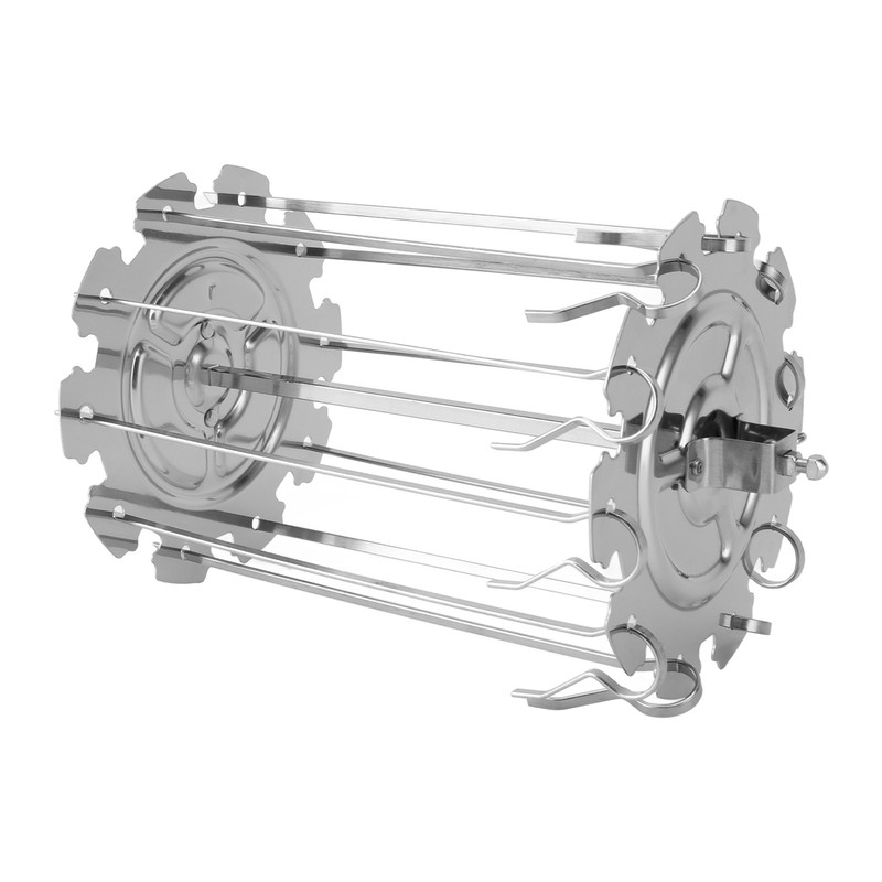 Rotisserie Skewer Set Stainless Steel Rotisserie Kabob Rods Grill for