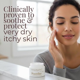 Soothe by Organic Wonders – Organic Skin Relief Cream for Dry, Itchy & Sensitive Skin – With Organic Cacao, Aloe Vera & Vitamin E – Gentle, Fragrance-Free For All Ages (50ml)