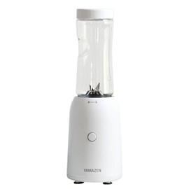Yamazen YMF-280(W) Tumbler, Mixer, Juicer, 9.5 fl oz (280 ml), Small, Smoothie (with Lid / Case), White