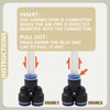 Bwintech 10 Pcs 6mm 3 Way Y Splitter Push in