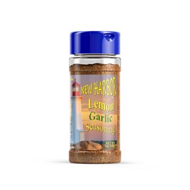 New Harbor Seasoning - Lemon Garlic | All Natural Seasoning | Perfect for Grilled Fish, Shrimp & Wings | Made in America |