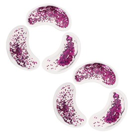 COLLBATH 6pcs Cooling Gel Eye Patches U-shaped Safe and Nontoxic Eye Pads for Soothing Puffiness and Dark Circles for Daily Care and Relaxation