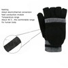 Full and Half Fingers Heating Gloves USB Fingerless Knitting Electric