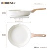 Kordisen Nonstick Ceramic Frying Pan, 12.5 Inch Ceramic Large Skillet,