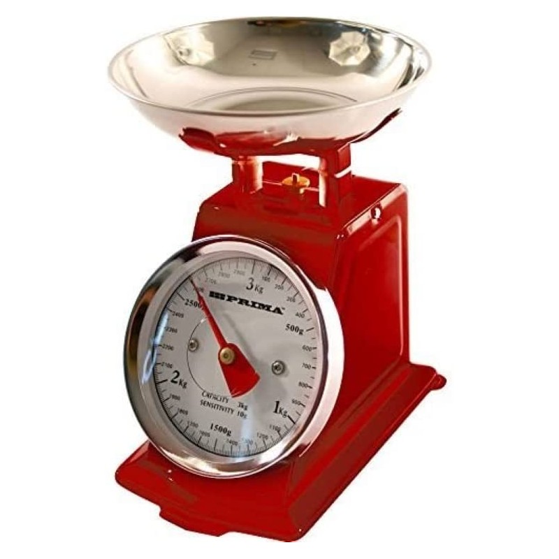 New 3 kg Traditional Weighting Kitchen Scale Bowl Retro Scales