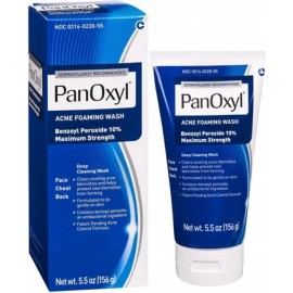 Limpiador Facial Panoxyl Peróxido Benzilo 10% Antiacné 156g