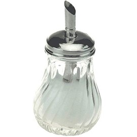 APOLLO Glass Sugar Pourer SML 11x7cm, Multi-Colour, 7x11x7