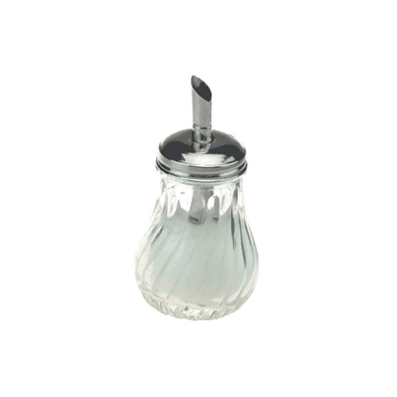 APOLLO Glass Sugar Pourer SML 11x7cm, Multi-Colour, 7x11x7