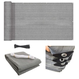 Balcony Privacy Screen,150g/m² Privacy Netting, Weatherproof HDPE Privacy Protector Balcony Cover for Small Swimming Pools Gardens Backyard Deck Patio Balcony Fence Porch