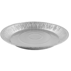 PACTOGO 12" Aluminum Foil Pie Pan Extra-Deep Disposable Tin Plates (Pack of 100)
