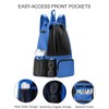 BAVELOE Swim Pool Bag with Wet Pocket, Mesh Drawstring Backpack