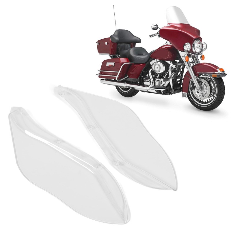 Side Wing Windshield Left Right Air Deflector Fairing for CVO
