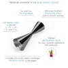Premium Japanese Stainless Steel Slim Double Cocktail Bar Jigger by