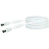 Schwaiger KVKF50 532 Antenna Cable 90dB Ferrite 5 m White