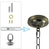 ECUDIS Light Fixture Cross Bar Kit, 1/4 IP Center Lamp