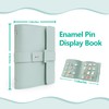 Enamel Pin Display Book - 4 Page Leather Travel Organizer