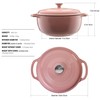 Mercer Culinary Enameled Cast Iron Round Dutch Oven, 6 qt.,