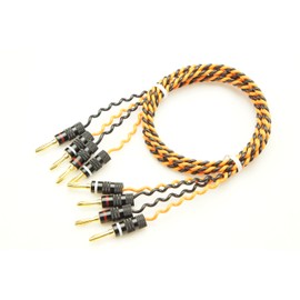 BELDEN 9497 2-Pack Speaker Cable with Banana Plug 1m