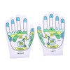 Homoyoyo Foot Massager 1 Pair Acupressure Printed Gloves Spandex Household