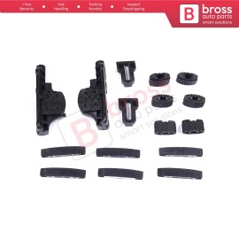 Bross Auto Parts MySky Panoramic Roof Sunroof Slideway Bracket 16 Pcs for Jeep Renegade 2014-On