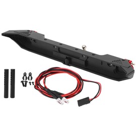 RC Car Bumper, Metal Rear Bumper with D-Rings for Axial SCX10 III AXI03007 1/10 RC Car Model