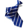 Men's Royal Blue White & Gold Striped Clip On Neck