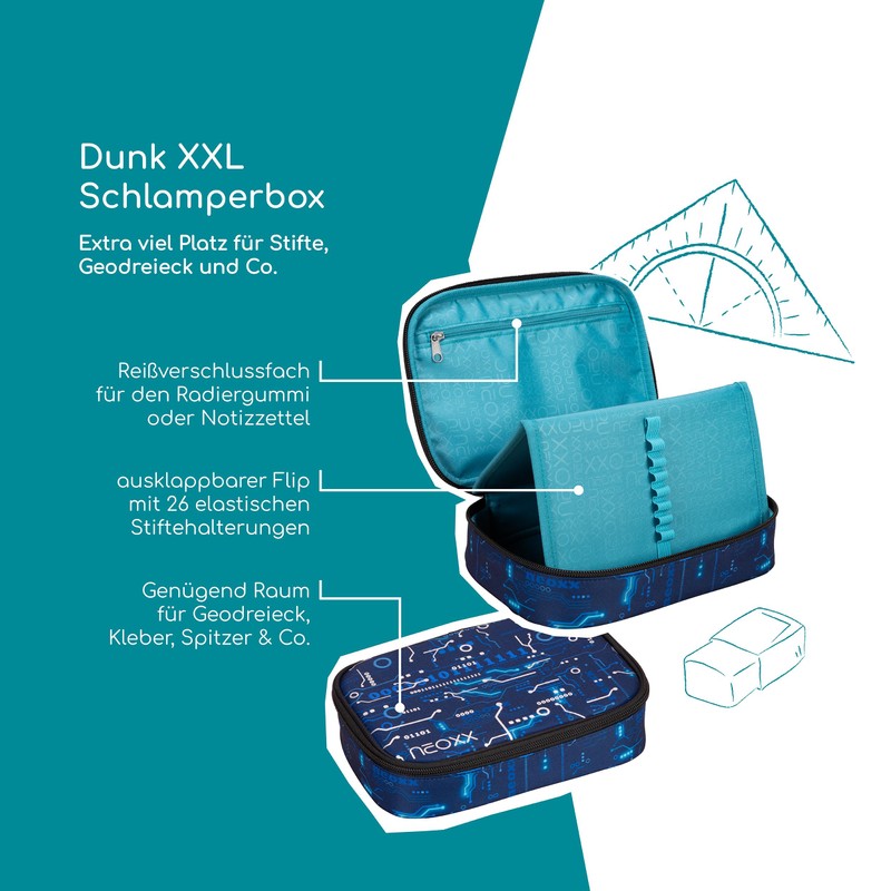 neoxx - Dunk Next Level Pencil Box - Space for