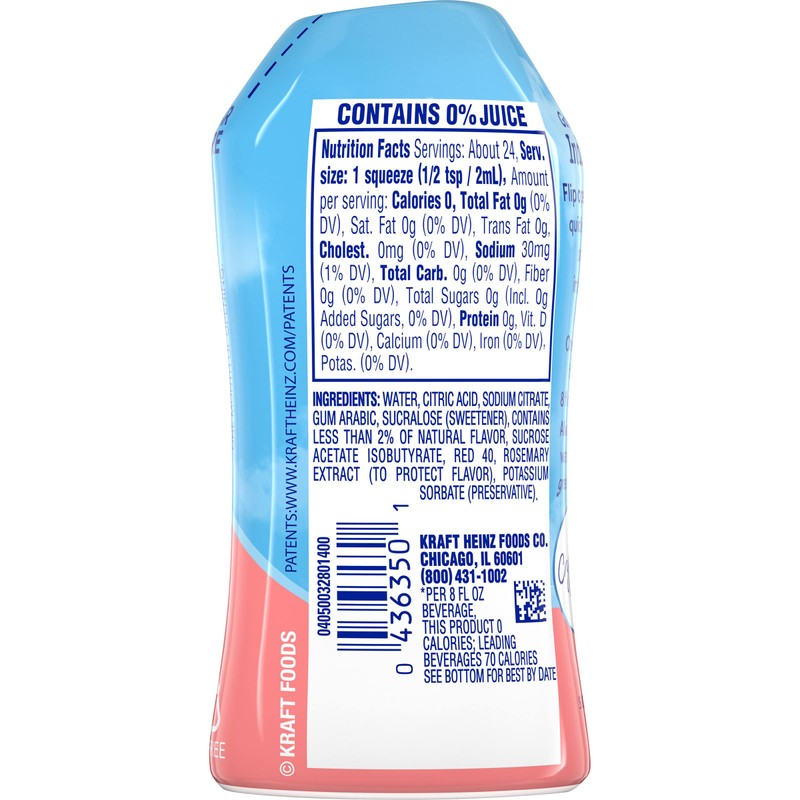 Crystal Light Sugar-Free Zero Calorie Liquid Water Enhancer - Strawberry