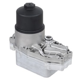 A-Premium Engine Oil Cooler Filter Housing Assembly Compatible with Land Rover Range Rover Range Rover Sport 2016-2019 Discovery 2017-2019 V6 3.0L Diesel