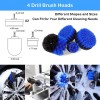 Car Detailing Brush SET Wheel Rims Tire Seat Engine Cleaning