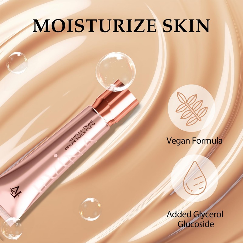 FV Matte Foundation Liquid, Long-Lasting High Coverage, Oil Control &