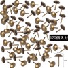 YOUOWO 120 Pcs Iron Pins Bronze Tone Board Drum Tacks