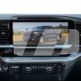 ECOZEN Screen Protector for 2022-2024 Chevy Silverado 1500 & GMC Sierra 1500 13.4-Inch 9H Tempered Glass HD Touchscreen Protector for Sierra 1500 & Silverado 1500 Accessories with Install Kit