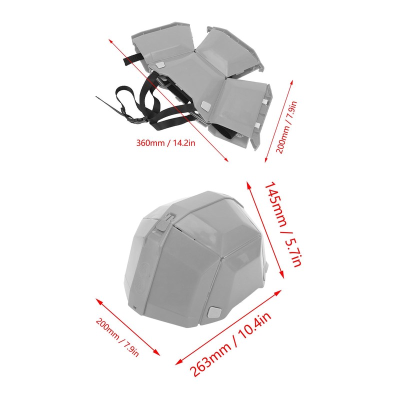 Foldable Helmet Protective Hat High Strength Plastic Head Guard for