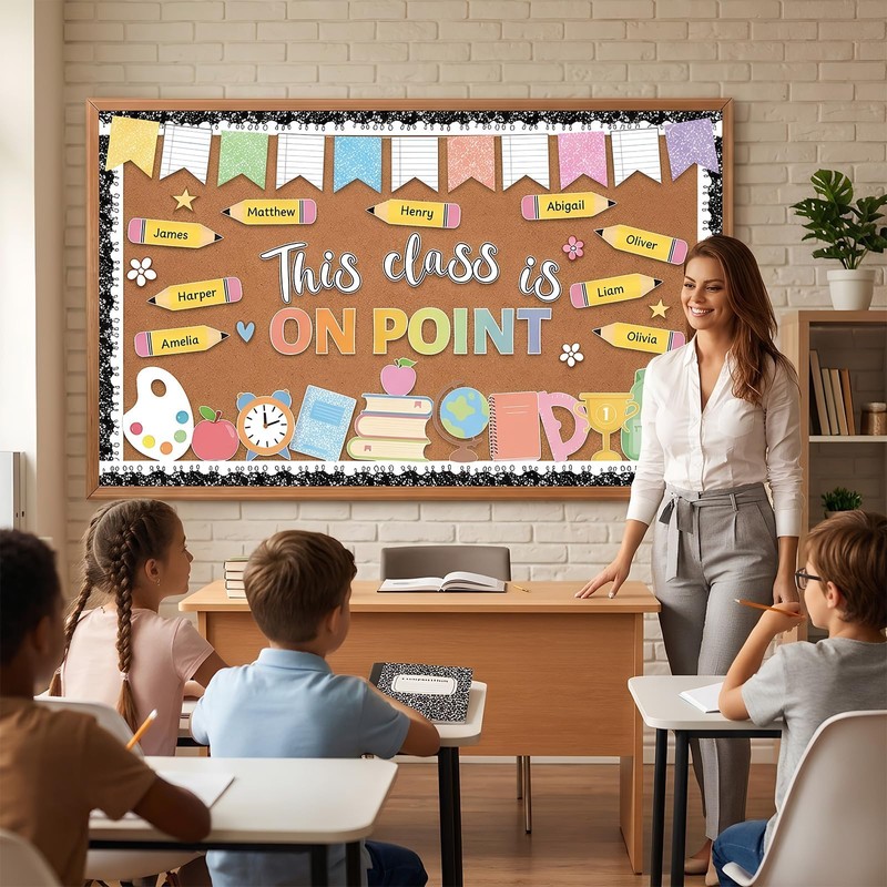 Composition Notebook Bulletin Board Set Welcome Back to School Paper