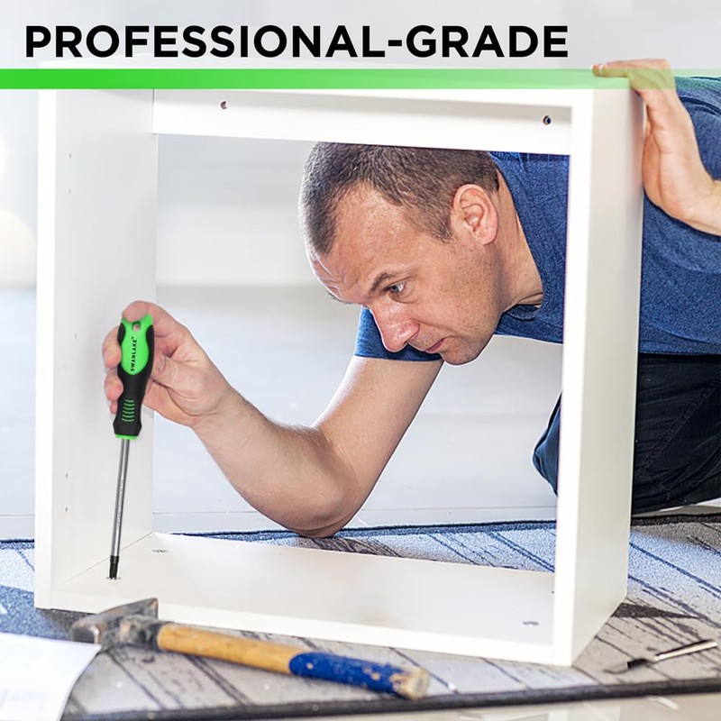 SWANLAKE 86PCS Magnetic Screwdriver Set,Includes Slotted/Phillips/Torx Mini Precision Screwdriver, Replaceable