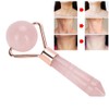 Rose Quartz Face Roller Massager Skin Tightening Lifting AntiWrinkle Facial