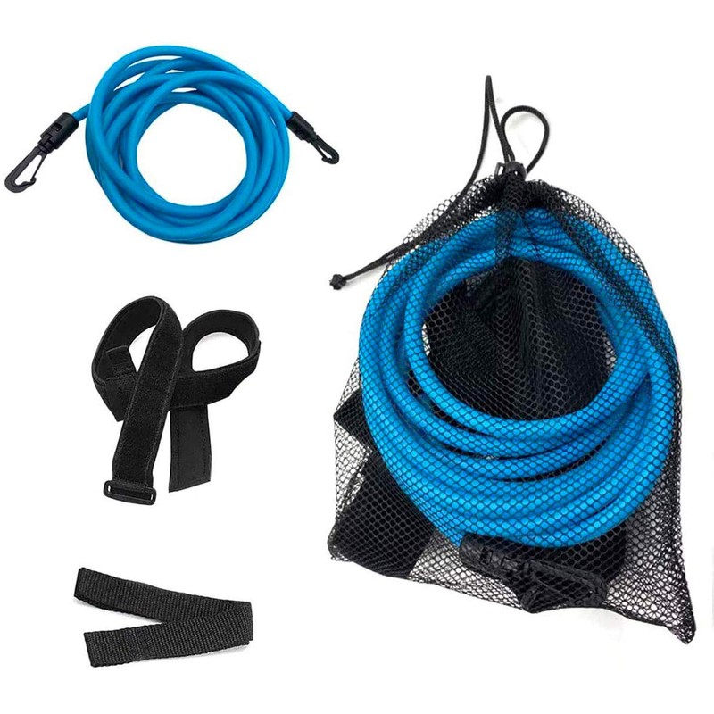 Swimming Belt Adjustable Swimming Resistance Belt Pool Swimming Training Bungee